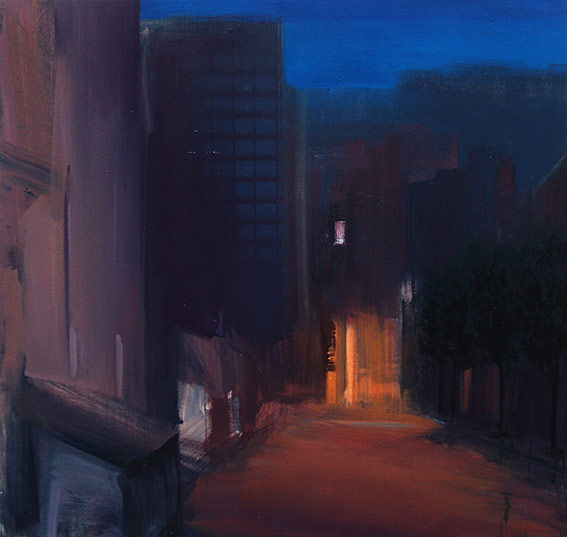 Painting by Eoin Mac Lochlainn for Didean/Home exhibition at the Paul Kane Gallery